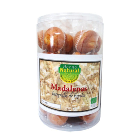 Comprar online CILINDRO BIO MADALENAS ESPELTA PACK 2 UDS 16 X 60g de HORNO NATURAL. Imagen 1