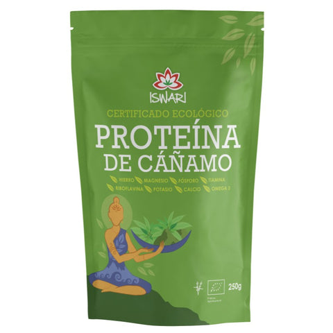 Comprar online PROTEINA DE CAÑAMO BIO 250 gr ES de ISWARI. Imagen 1
