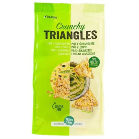 Comprar online TRIANGLES MAIZ & LEGUMBRES 80 g de TERRASANA. Imagen 1