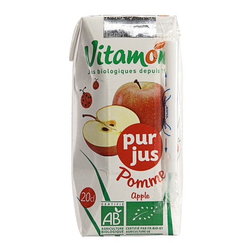 Comprar online PURO JUGO DE MANZANA pack 200 ml de VITAMONT. Imagen 1