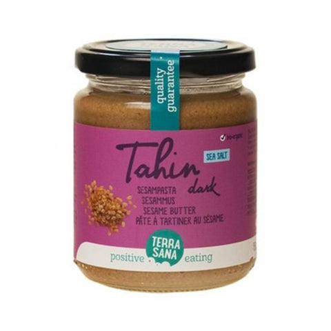 Comprar online TAHINI DARK CREMA DE SESAMO CON SAL DEL HIMALAYA 2 de TERRASANA. Imagen 1