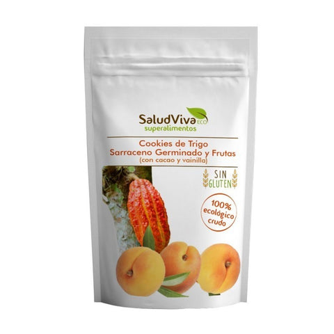 Comprar online COOKIES DE TRIGO SARRACENO GERMINA Y FRUTA 40 GRS de SALUD VIVA. Imagen 1