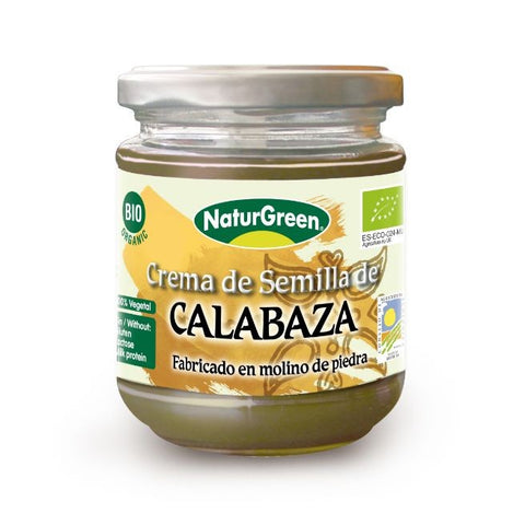 Comprar online NATURGREEN CREMA 100% SEMILLA DE CALABAZA 180G de NATURGREEN. Imagen 1