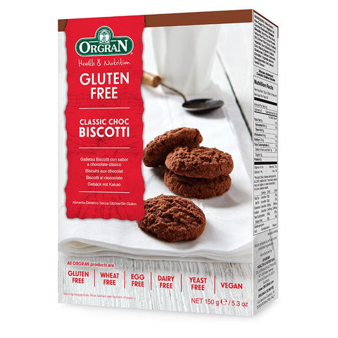 Comprar online CLASSIC CHOC BISCOTTI, GALLETAS CLASICA DE CHOCOLA de ORGRAN. Imagen 1