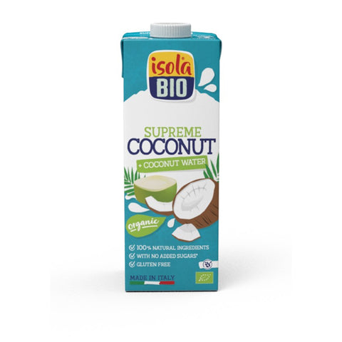 Comprar online BEBIDA DE COCO SUPREME BIO 1 Litro de ISOLA BIO. Imagen 1