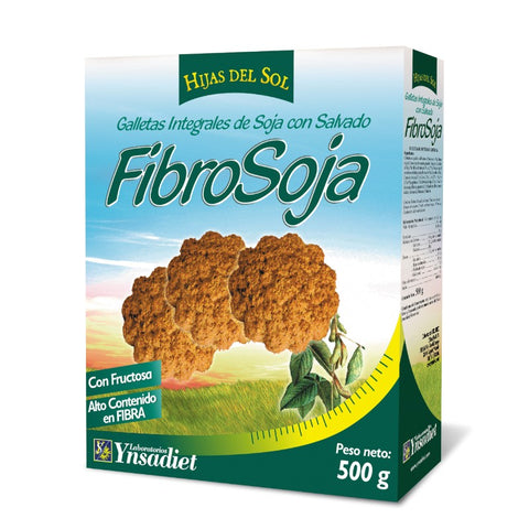 Comprar online FIBROSOJA GALLETAS INTEG 500gr de YNSADIET. Imagen 1