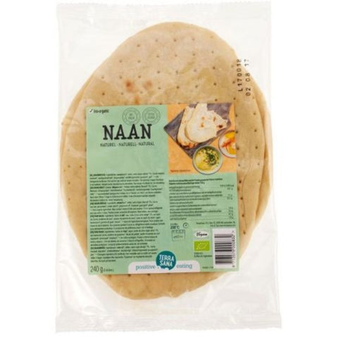 Comprar online PAN NAAN NATURAL 240 g de TERRASANA. Imagen 1