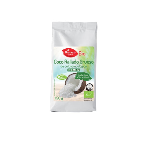 Comprar online COCO RALLADO GRUESO BIO 150 gr de EL GRANERO INTEGRAL. Imagen 1