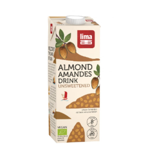 Comprar online BEBIDA ALMENDRA SIN AZUCAR 1L BIO de LIMA. Imagen 1