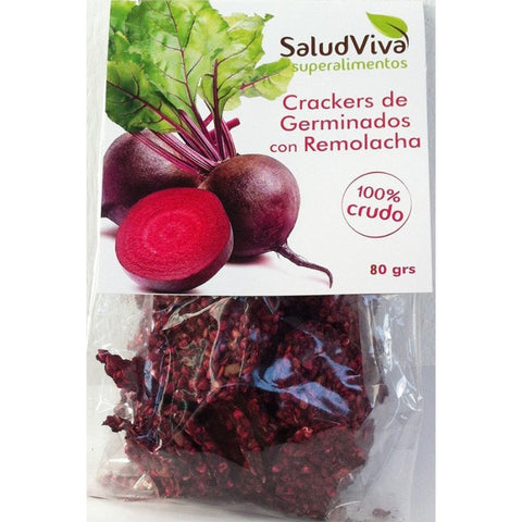 Comprar online CRACKER DE GERMINADOS DE REMOLACHA 80 GRS de SALUD VIVA. Imagen 1