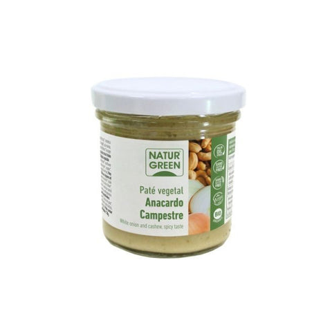 Comprar online NATURGREEN PATE DE ANACARDO CAMPESTRE BIO 130G de NATURGREEN. Imagen 1