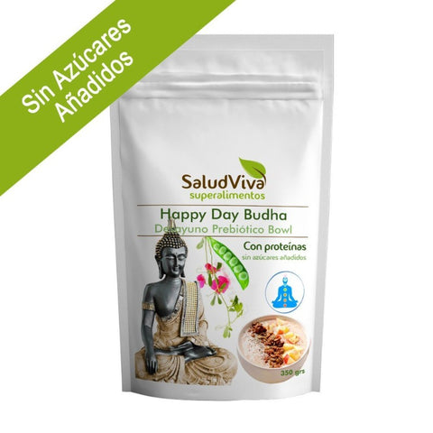 Comprar online HAPPY DAY BUDHA CON PROTEINAS 350 GRS de SALUD VIVA. Imagen 1