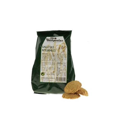 Comprar online GALLETAS FIBRA (BOLSA VERDE) 300g de CAMPESINA. Imagen 1