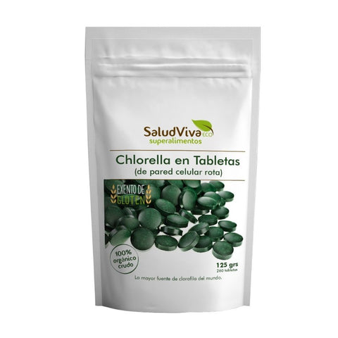 Comprar online CHLORELLA EN TABLETA 125 GR. ECO de SALUD VIVA. Imagen 1
