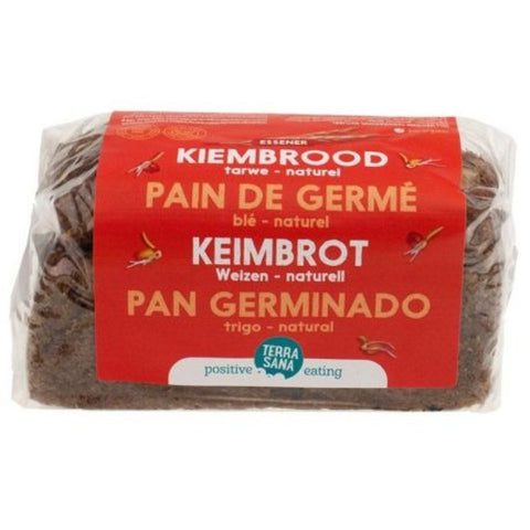 Comprar online PAN GERMINADO DE TRIGO NATURAL 400 g de TERRASANA. Imagen 1