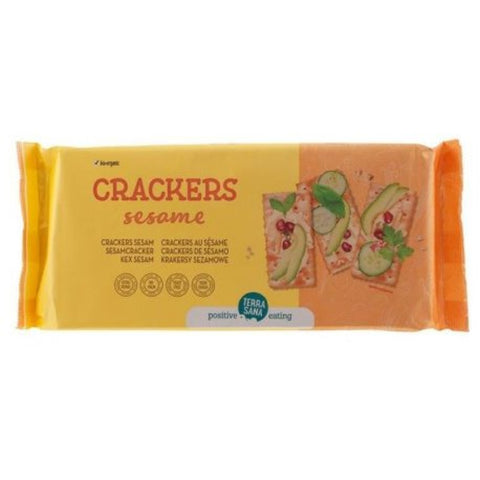 Comprar online CRACKERS DE SESAMO 300 g de TERRASANA. Imagen 1