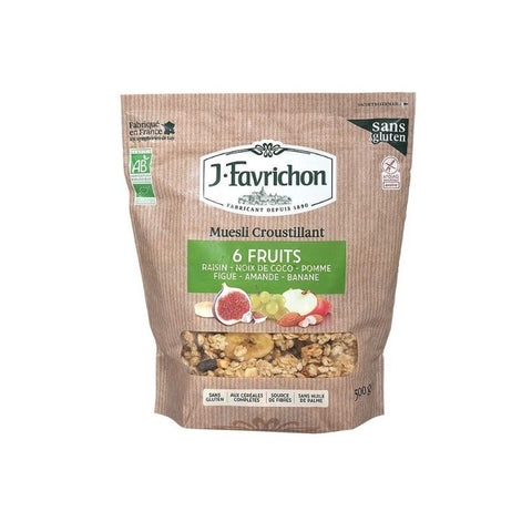 Comprar online CRUNCHY MUESLI 6 FRUTAS 500 g de FAVRICHON. Imagen 1