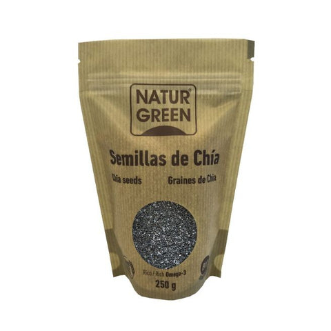 Comprar online NATURGREEN SEMILLA DE CHIA 250 G de NATURGREEN. Imagen 1