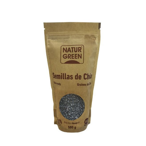 Comprar online NATURGREEN SEMILLA DE CHIA 500 G de NATURGREEN. Imagen 1