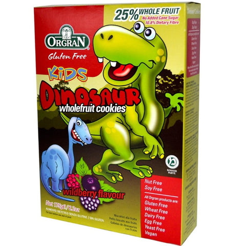 Comprar online GALLETAS DINO CON FRUTAS 175 g de ORGRAN. Imagen 1