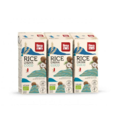 Comprar online BEBIDA ARROZ COCO 3X200ML 3X200ML BIO de LIMA. Imagen 1