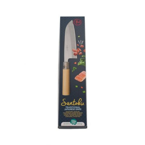Comprar online SANTOKU CUCHILLO JAPONES TRADICIONAL / CUCHILLO UN de TERRASANA. Imagen 1