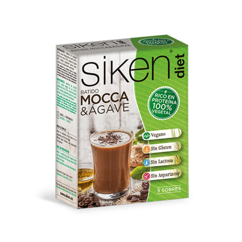Comprar online SIKENDIET PROT VEGETAL BATIDO MOCCA & AGAVE 5S de SIKENDIET. Imagen 1