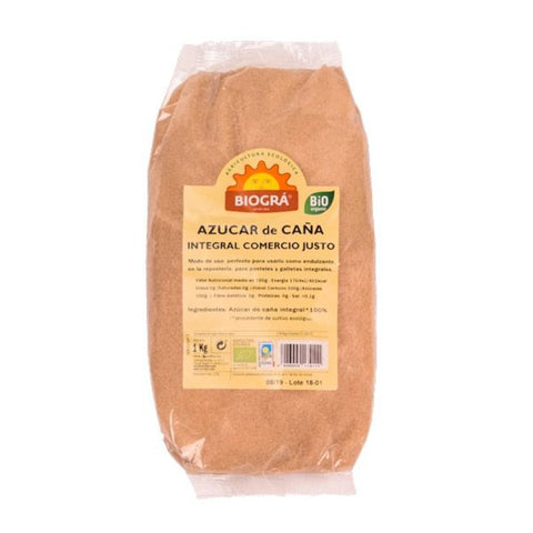 Comprar online AZUCAR INTEGRAL DE CAÑA (COMERCIO JUSTO) 500G BIOG de BIOGRÁ (SORRIBAS). Imagen 1