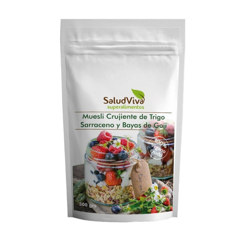 Comprar online MUESLI CRUJIENTE TRIGO SARRACE BAYAS GOJI 300 GR de SALUD VIVA. Imagen 1