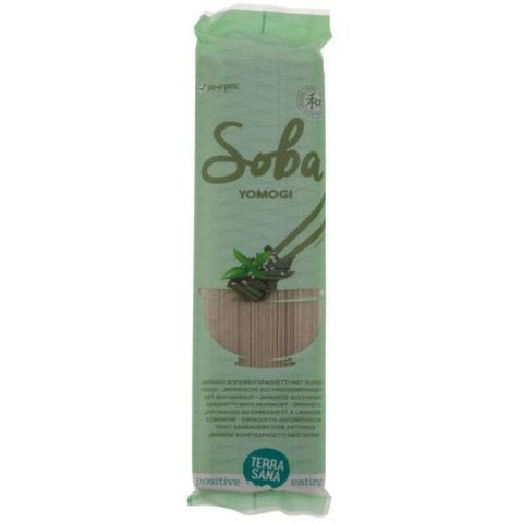 Comprar online SOBA YOMOGI ESPAGUETIS JAPONESES DE TRIGO SARRACEN de TERRASANA. Imagen 1