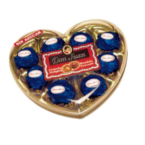 Comprar online BOMBON CROCANTI CORAZON 100 gr de DON JUAN. Imagen 1