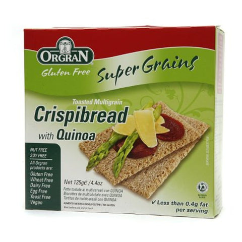 Comprar online TOSTADAS MULTICEREALES CON QUINOA CRISPIBREAD WITH de ORGRAN. Imagen 1