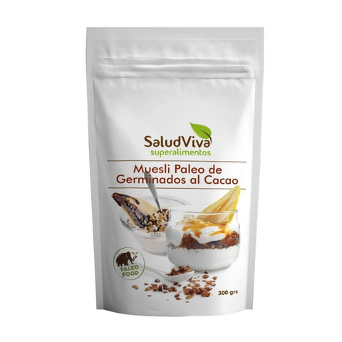 Comprar online MUESLI PALEO VEGANO GERMINADO AL CACAO 300 GRS. de SALUD VIVA. Imagen 1