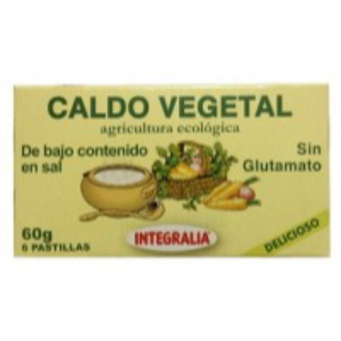 Comprar online CALDO VEGETAL ECO SIN SAL MARINA 6 Cubitos X 10 gr de INTEGRALIA. Imagen 1