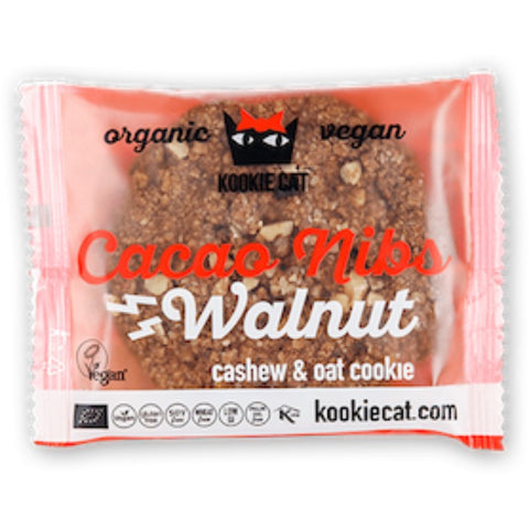 Comprar online GALLETA DE AVENA CON NUECES Y PEPITAS DE CHOCO 50G de KOOKIECAT. Imagen 1