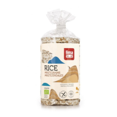 Comprar online TORTAS DE ARROZ MULTICEREALES 100G BIO de LIMA. Imagen 1