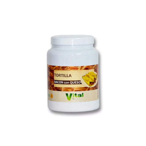 Comprar online BOTE TORTILLA BACON QUESO 500 gr de VITAL BALLANCE. Imagen 1