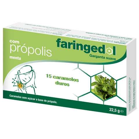 Comprar online CARAMELOS MENTA 15 UNID. de FARINGEDOL. Imagen 1