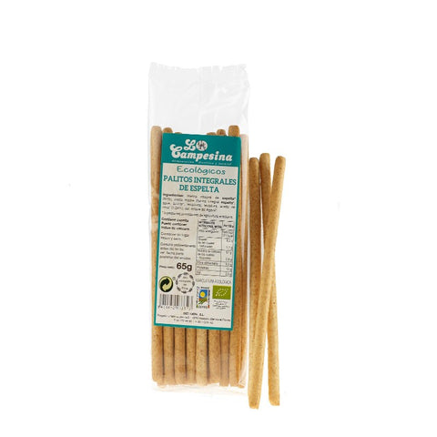 Comprar online PALITOS INTEGRALES ESPELTA ECO CAMPESINA 20 X 65g de CAMPESINA. Imagen 1