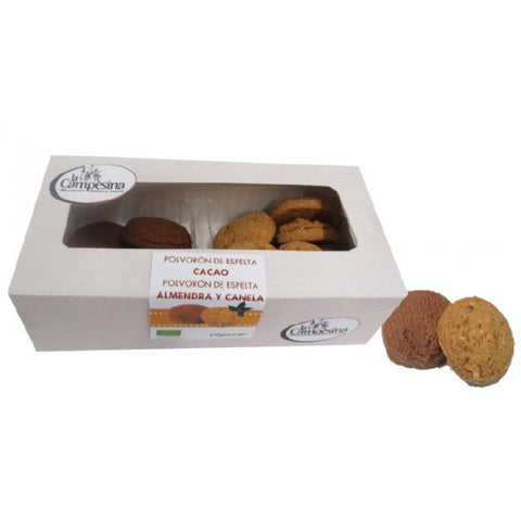 Comprar online BIO SUR. POLVOR CACAO/ALM-CANELA) ESPELTA 190g VEG de CAMPESINA. Imagen 1