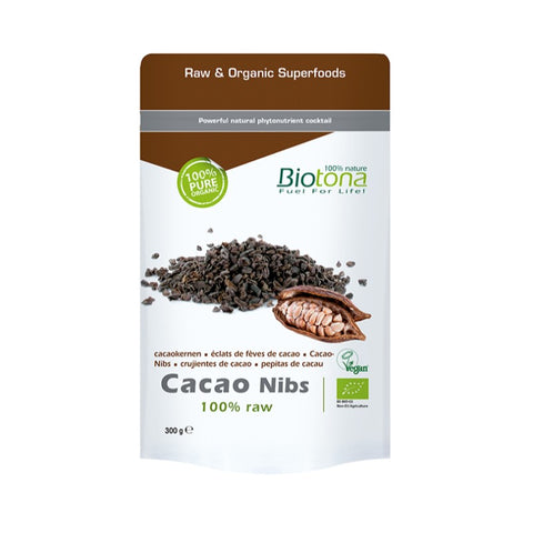 Comprar online CACAO CRUDO CACAO RAW NIBS 300G de BIOTONA. Imagen 1
