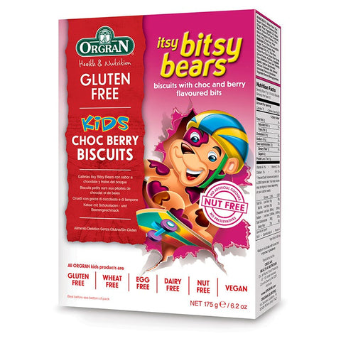 Comprar online ITSY BITSY BEARS BERRY GALLETAS DE OSITOS SABOR FR de ORGRAN. Imagen 1