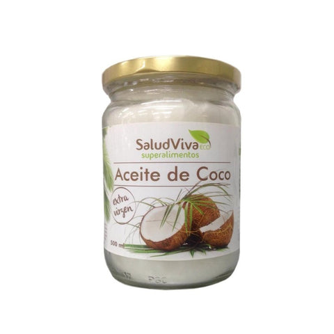 Comprar online ACEITE DE COCO 5OO ML. ECO de SALUD VIVA. Imagen 1