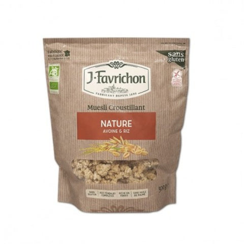 Comprar online CRUNCHY MUESLI BASICO AVENA Y ARROZ 500 g de FAVRICHON. Imagen 1