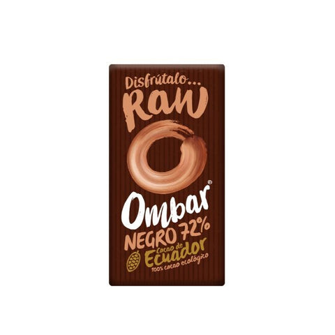 Comprar online OMBAR CHOCOLATE NEGRO 72% BIO 70 G de OMBAR. Imagen 1
