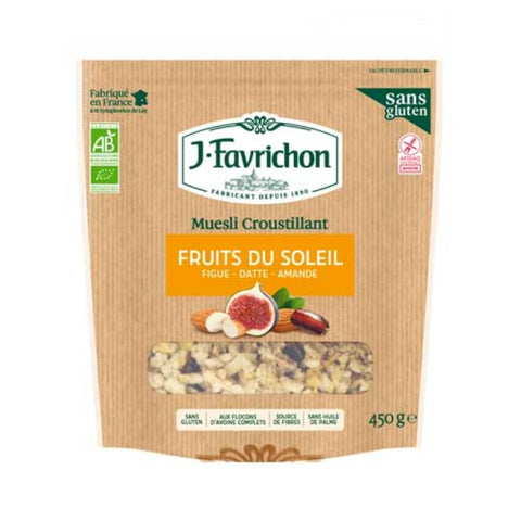Comprar online CRUNCHY MUESLI FRUTAS DEL SOL 450 g de FAVRICHON. Imagen 1