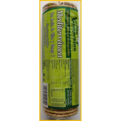 Comprar online GALLETA MEDITERRANEA INT con MALTITOL 180 GR de CAMPESINA. Imagen 1