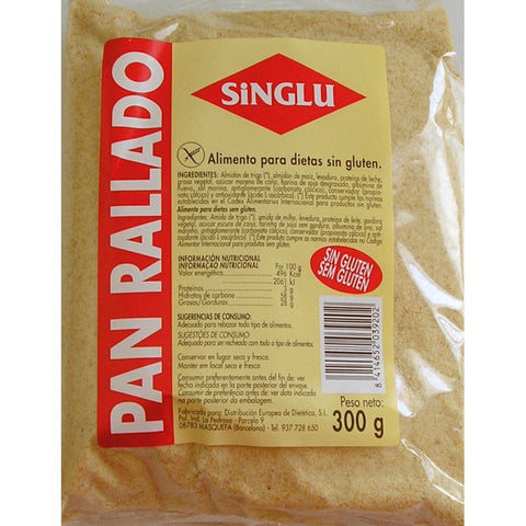 Comprar online PAN MOLIDO SINGLU TRIGO 300 GR de SINGLU. Imagen 1