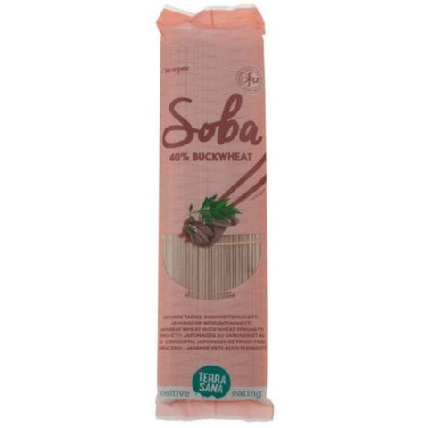 Comprar online SOBA 40% ESPAGUETIS JAPONESES DE TRIGOTRIGO SARRAC de TERRASANA. Imagen 1
