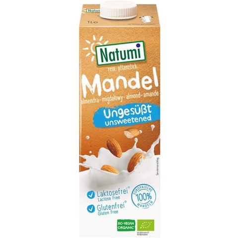 Comprar online BEBIDA DE ALMNENDRAS SIN AZUCAR 1L BIO de NATUMI. Imagen 1